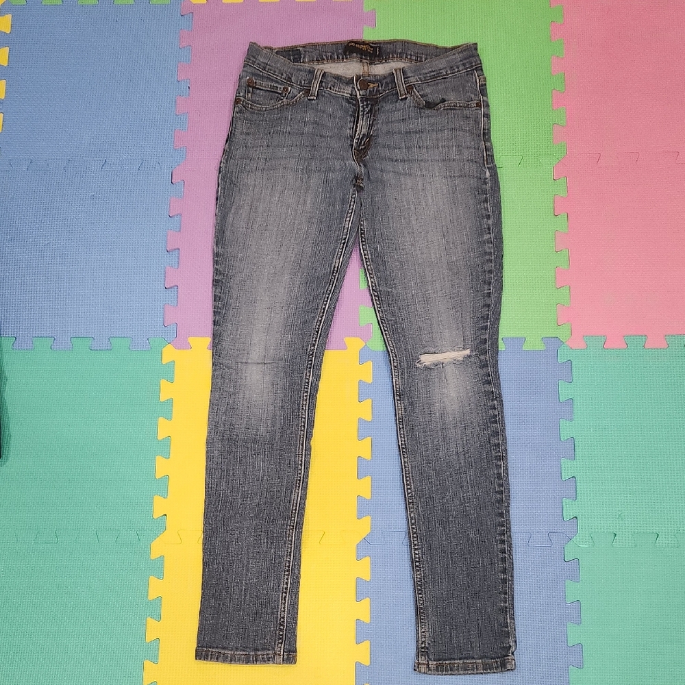 Levi's Classic Blue Skinny Jeans, Size 9 "Too Superlow 524 Jeans"